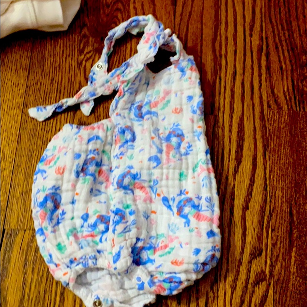 Mermaid bubble romper